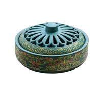 Soporte de conos de incienso, soporte para moscas - quemador de cerámica antimosquitos para conos y bobinas de ambientador - decoración de cuarto de baño, sala de estar, cocina, yoga y meditación