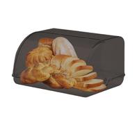 Soporte de contenedor de contenedor de pan - Caja pannn de metal acrílico | Bold de almacenamiento Brread de gran capacidad BROL | Cesta de dispensador de pan rústico de granja para almacenar varios