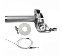 Soporte de control de crucero para motocicletas de 22 mm, soporte para el pulgar del manillar que reduce la fatiga, agarre giratorio de aleación de aluminio para todoterreno, ayuda de turismo, color