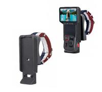 Soporte de control remoto para Insta360 Luna Ultra, correa de muñeca ajustable multiángulo de liberación rápida, soporte ergonómico para grabación de video POV, rojo y blanco estándar