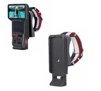 Soporte de control remoto para Insta360 Luna Ultra, correa de muñeca ajustable multiángulo de liberación rápida, soporte ergonómico para grabación de video POV, rojo y blanco mejorado