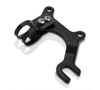 Soporte de conversión de freno de disco de bicicleta, adaptador de marco de acero inoxidable para tubos de 22 mm o 32 mm, instalación de rueda delantera o trasera (20 mm)