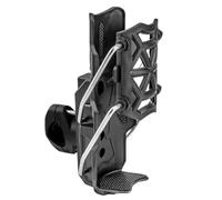 Soporte de copa de motocicleta - 6.5 pulgadas PVC+Metal Ajuste bebidas CAGE | 360 ° Soporte botella manillar giratorio para bicicleta, scooter, silla ruedas, carrito golf, cochecito, tazas 2 "-3" (neg