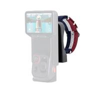 Soporte de correa de muñeca para Insta360 Luna Ultra con control remoto potable, multiángulo, ajustable, rojo y blanco mejorado