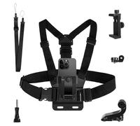 Soporte de Correa para el Pecho para GoPro y cámaras de acción: Correa para el Pecho Ajustable, Material Transpirable, Compatible con GoPro Hero 13, Hero 12, Hero 11, dji Osmo Action 5