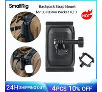 Soporte de Correa para Mochila SmallRig para DJI Osmo Pocket 4 3 /Action 6/Nano, para GoPro, para Insta360 con Base Adaptadora de Cabezal de Bola para Cámara de Acción