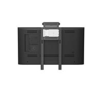 SOPORTE DE CPU LOGITECH MONTADO EN LA BASE DE LA PANTALLA BL