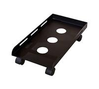 Soporte de CPU/PC Soporte Soporte de PC for PC Soporte de CPU, Soporte de radiador de Metal, Ruedas de Bloqueo PC Rack Ralling, Duradero con Agujeros de ventilación PC Soporte de Caja (Size : M)