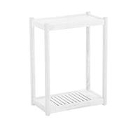 Soporte de CPU/PC Soporte Soporte de torre de PC de madera maciza, soporte de CPU móvil de 2 niveles, soporte de caja principal de PC de pie con ruedas giratorias invisibles for oficina en casa PC Sop