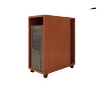 Soporte de CPU Soporte de host de CPU de escritorio extraíble CPU multiusos de la CPU de la CPU de la CPU del soporte de la CPU de la CPU con 4 ruedas de ruedas de ruedas, 5 colores ( Color : Bruin )