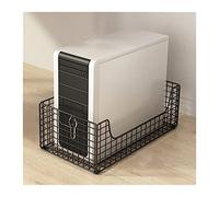 Soporte de CPU Soporte de torre for PC, soporte for CPU móvil, soporte for caja de PC con ruedas de malla metálica con ruedas giratorias, estante de almacenamiento multifuncional for el hogar y la ofi