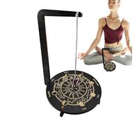 Soporte de cristal para collares, 18 cm, soporte de almacenamiento para joyas, elegancia inigualable, exquisito diseño, para sala de estar, salas de yoga, sala de meditación, área de trabajo