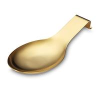 Soporte De Cuchara Oro Mate,Soporte De Cuchara De Acero Inoxidable Para La Parte Superior De La Estufa,Soporte De Utensilios De Cocina Para Cucharones,Soporte Tapa De Olla(1 Pieza De 9,5 Pulgadas)