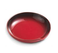 Soporte de cuchara para espátula superior de estufa para encimera de cocina, bonito soporte de cuchara para espátula, cucharas o pinzas, decoración de Framhouse, rojo