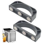 Soporte de cucharada de fabricante de hielo, soporte de helado magnético | Soporte de soporte de reemplazo de scooper 2x | Soporte de soporte de escopeta de máquina de hielo para el hogar