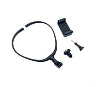 Soporte de cuello ABS ligero para Insta360 y dispositivos móviles que permite filmar manos libres durante deportes y aventuras al aire libre (B)