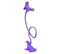 Soporte de cuello de para cama, clip de abrazadera para teléfono celular para escritorio, soporte estable para teléfono celular con fácil ajuste para mesa, dormitorio, gimnasios