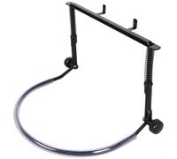 Soporte de cuello para armónica, soporte de armónica ajustable de metal para 283 x 1.929 pulgadas, tamaño para profesionales y principiantes (negro)