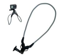 Soporte de cuello para cámara de acción, botón de liberación rápida con un solo clic y diseño ergonómico, soporte POV para cámara Go-Pro Hero 12/11/10/9, para DJ-I Action 4/5, para Insta-360 Ace Pro 2
