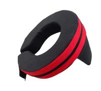 Soporte de cuello para casco, Black red CHILD VERSION | Collar cervical ajuste cómodo para y niños, protector de casco para seguridad en deportes de motor de