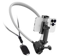 Soporte de Cuello para Teléfono POV/Vlog con Clip Teléfono para iPhone 17 | Soporte Manos Libres para El Cuello, Soporte para Selfie Grabación de Video para iPhone 16 15 Pro y GoPro Insta 360