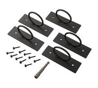Soporte de cuerda para exteriores, color negro, perfecto para jardines y muelles