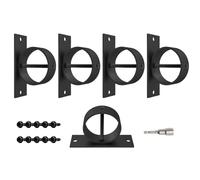 Soporte de cuerda - Soporte de pared, montaje robusto | Soporte de cuerda duradero, puente de combate, muelle de jardín, equipo de instalación de barandillas, equipo de resistencia al aire libre