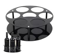 Soporte de de café, soporte acrílico para botellas de , bandeja dispensadora, estante estable de organización moderna para oficinas, casa, bar, restaurante, cafetería, apartamento, cocina