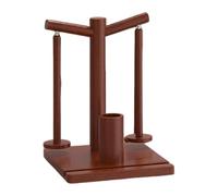 Soporte De De Madera - Soporte De Carrete De Madera De 10 Pulgadas | Sopport Magnético Para De Ganchillo | Organizador De Crochet Y Tejido Con Base Antideslizante: Apoyo A Proyectos De