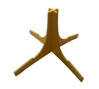 ＡＷＨＡＯ Soporte de de Trompeta Portátil de Burbujas de Madera Clara Burbujas de Madera -Cesión de Estante de Trompeta para, Amarillo