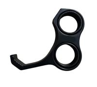 Soporte de dedo del teléfono, soporte de mango para teléfono inteligente, anillo ergonómico, diseño seguro anti-caída, 8x7,8x1,5 cm para camping, viajes, oficina, hogar,