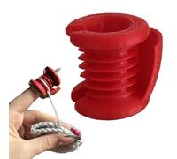 Soporte de dedo guía de hilo, compacto, elegante, ligero, ligero, dedal separado, anillos de tensión para mujeres, hombres, entusiastas de artistas, taller en casa, multiusos para exteriores e