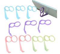 Soporte de Dedo Móvil - Paquete de Correas delgadas para Teléfonos, Diseño de Soporte de Mano, Montaje de Escritorio Multiusos Set de 10 | Asistencia Estable para Dispositivos en Teléfonos, Tablets, O