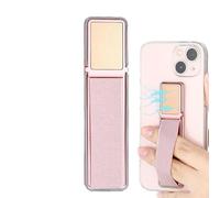 Soporte de dedo para teléfono, agarre para teléfono celular, correa de agarre Phońe con diseño elástico retráctil, soporte adhesivo y correa de mano, soporte portátil antideslizante para teléfonos