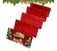 Soporte de dinero de Navidad para dinero en efectivo | 7 compartimentos Escena de Navidad Apoyo - Sobres de dinero de Navidad para dinero en efectivo - Para reuniones en casa, viajar bajo el árbol