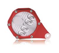 Soporte de disco de impuestos portátil para scooter, aluminio, color rojo