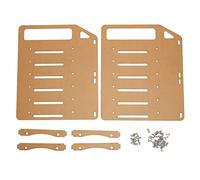 Soporte de disco duro acrílico para bricolaje, estante de disco duro multicapa para HDD de 3,5 pulgadas, orificio de montaje preciso con paquete de tornillos, admite múltiples (6 capas)