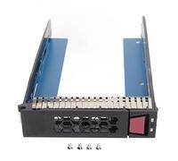 Soporte de disco duro SAS SATA de 3.5 pulgadas, bandeja de disco duro universal para servidores H3C R2900 R4900 R6900 G2 G3, bandeja de metal ABS desmontable con rejillas de ventilación y bloqueo de