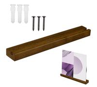 Soporte de discos de pared - Organizador de álbumes moderno, Vintage Vinyl Storage | Estante de exhibición decorativo resistente, soporte de colección de música versátil, unidades de muebles para el