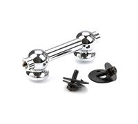 Soporte de doble extremo con tornillos de fijación, piezas de percusión de metal de dos caras, fácil de usar, de dos caras, accesorios de repuesto para guitarras