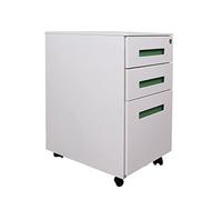 Soporte de documentos de acero con cerradura para oficina en casa, debajo del escritorio, en forma de D, solución de almacenamiento seguro, sistema de gestión de archivos, diseño de ahorro de espacio