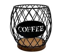 Soporte De Dosis De Café - Cesta Dispensador De Dosis De Café 15 X 15,5 Cm, Almacenamiento De Dosis De Espresso De Metal | Cesta De Almacenamiento De Hierro Para Dosis De Caffé | Organizador