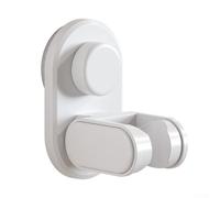 Soporte de ducha ajustable con ventosa para cabezales de ducha de 18 a 23 mm, no requiere taladrar, fuerte agarre para azulejos y vidrio, soporte de pared reutilizable