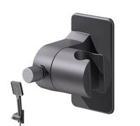 Soporte de ducha ajustable - Soporte de lentitud de la ducha ajustable | Soporte de montaje | Kit de instalación y montaje sin baño de perforación para el soporte de ducha a la m