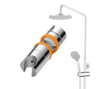 Soporte De Ducha Ajustable: Soportes Para Rociador De Ducha Desmontable, Soporte Para Cabezal De Varilla Deslizante, Accesorio Resistente Para Riel De Baño, Práctico Soportes Para Cabezal De Duchas