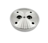 Soporte de ducha de acero inoxidable compatible con máquinas de espresso Gaggia Classic. Número de pieza DY0036 A