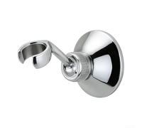 Soporte de ducha de cobre resistente con rótula de rotación completa para pulverizador de mano, asiento de fijación de montaje en pared fácil de instalar, compatible con la mayoría de cabezales de