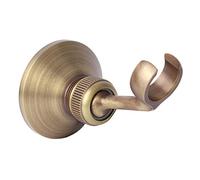 Soporte de ducha de mano antiguo europeo Asiento de spray de cobre giratorio Enchufe de cabezal de ducha de galvanoplastia ajustable para accesorio de baño en casa