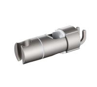 Soporte de ducha deslizante, 18-25 mm, ajustable, giratorio de 360 grados, soporte de repuesto (gris)
