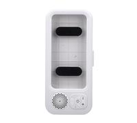 Soporte de Ducha Impermeable para Teléfono con Altavoz Bluetooth, (White) | Estuche montado en la pared para baño, soporte manos libres, sonido claro, ventana antivaho para la mayoría de los